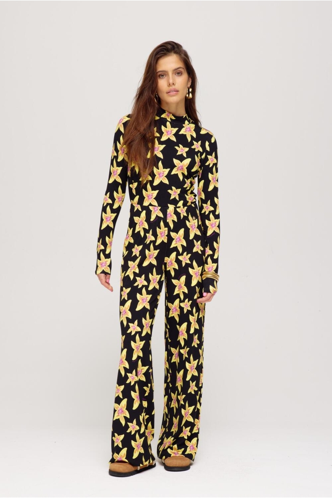 JEFF LS SS25T501 711 cheeky flower - yellow